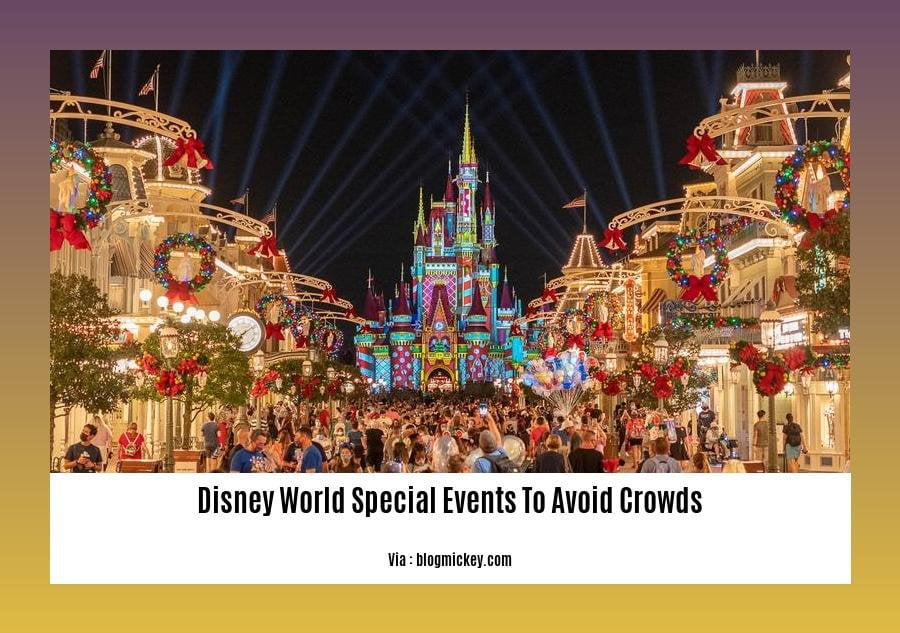 Disney World Special Events to Avoid Crowds Insider Tips for Beating