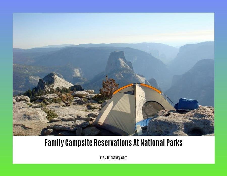 Family Campsite Reservations at National Parks: An Insider's Guide ...